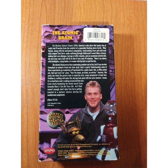 Mystery Science Theater 3000 - The Atomic Brain (VHS, 1997) - Picture 3 of 6